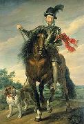 Peter Paul Rubens Equestrian portrait of king Sigismund III Vasa painting